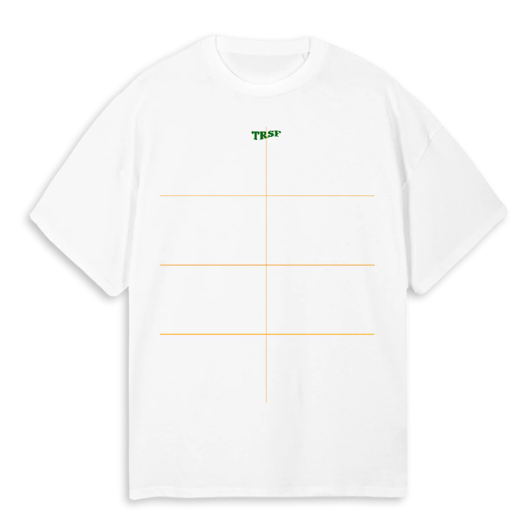 TRSF LOCAL CW I White Oversized Tee.