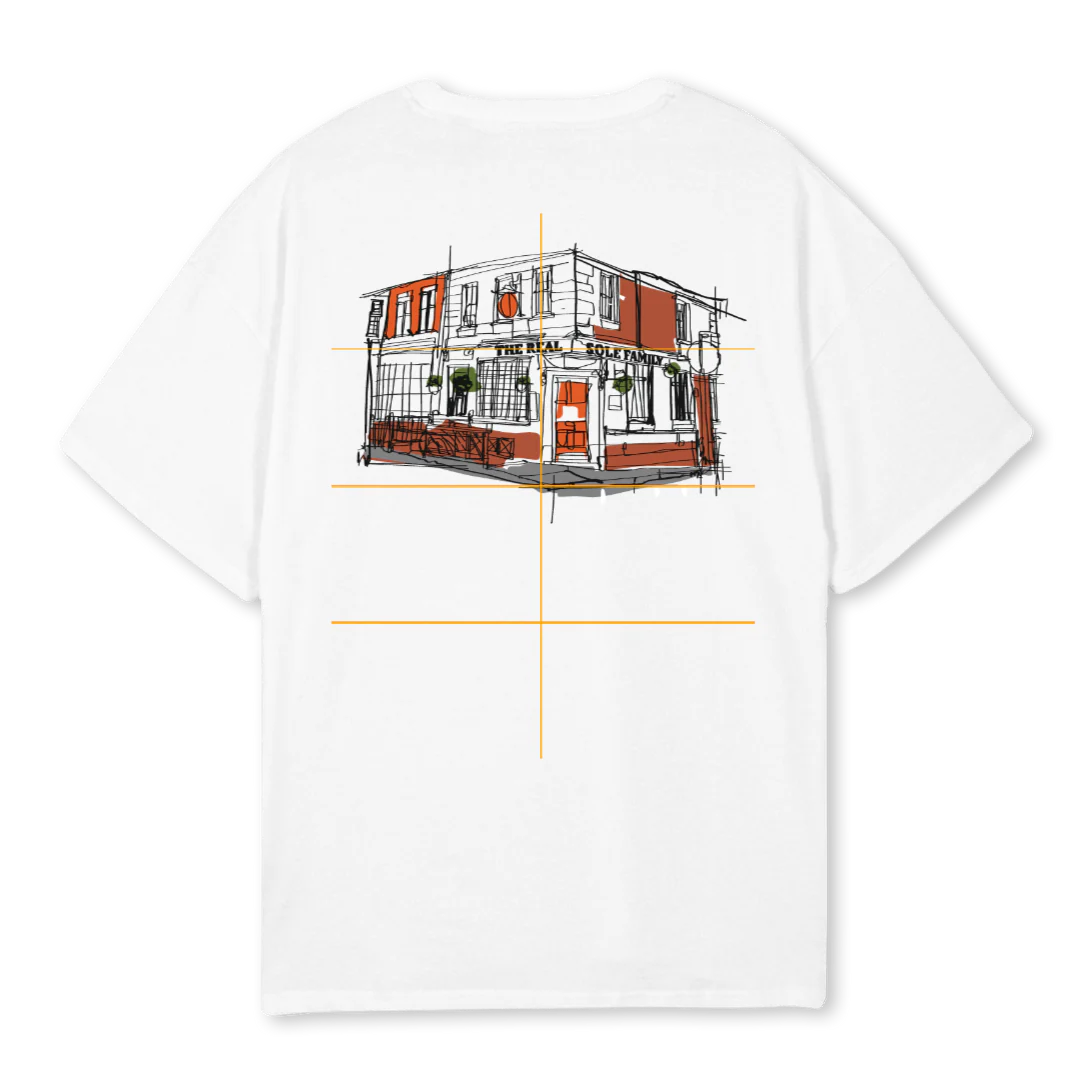 TRSF LOCAL CW I White Oversized Tee. - Image 2