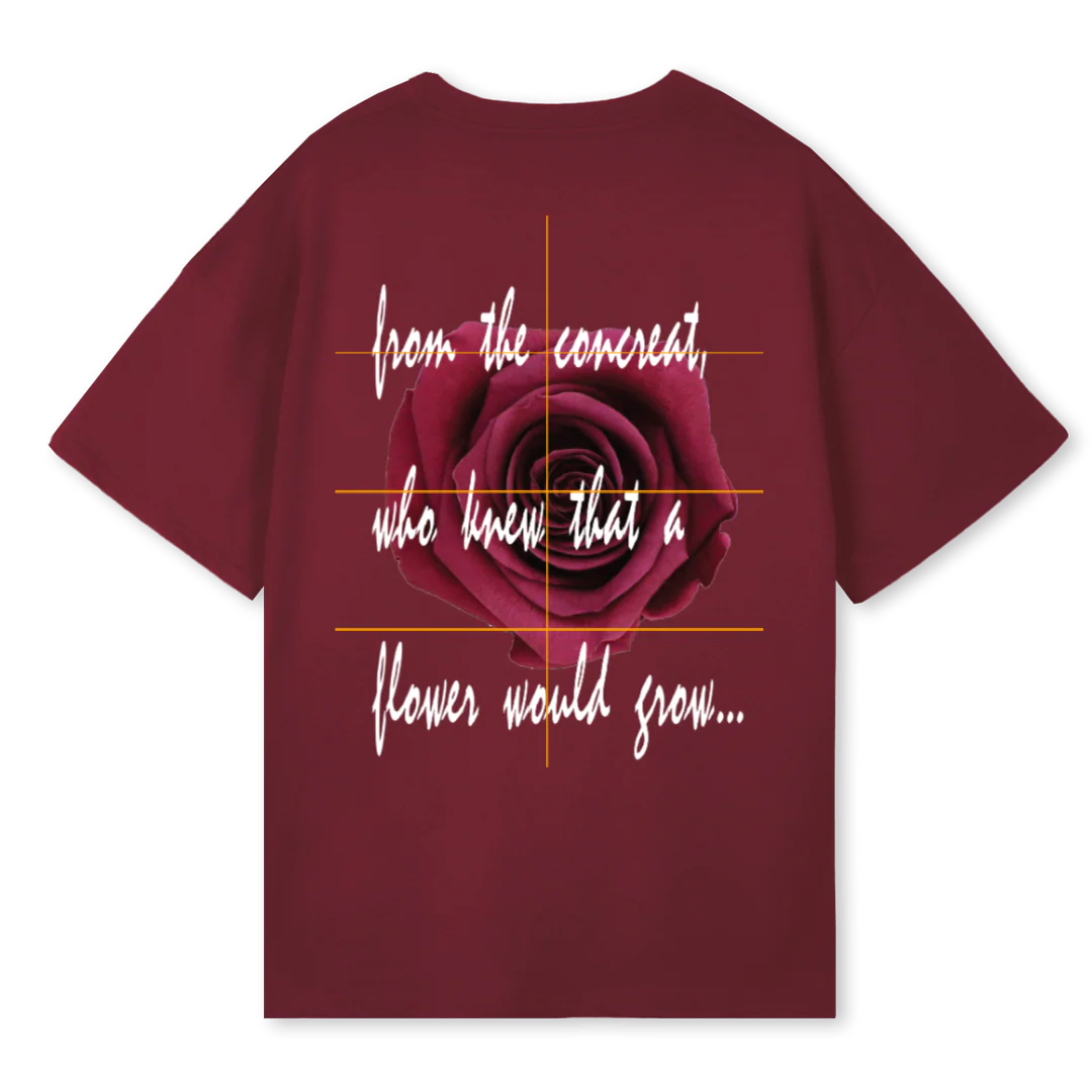 TRTGB Burgundy Oversized Tee. - Image 2