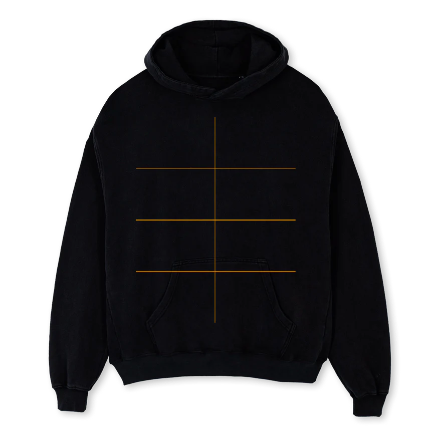 TRYOUT_2 Black Oversized Hoodie.