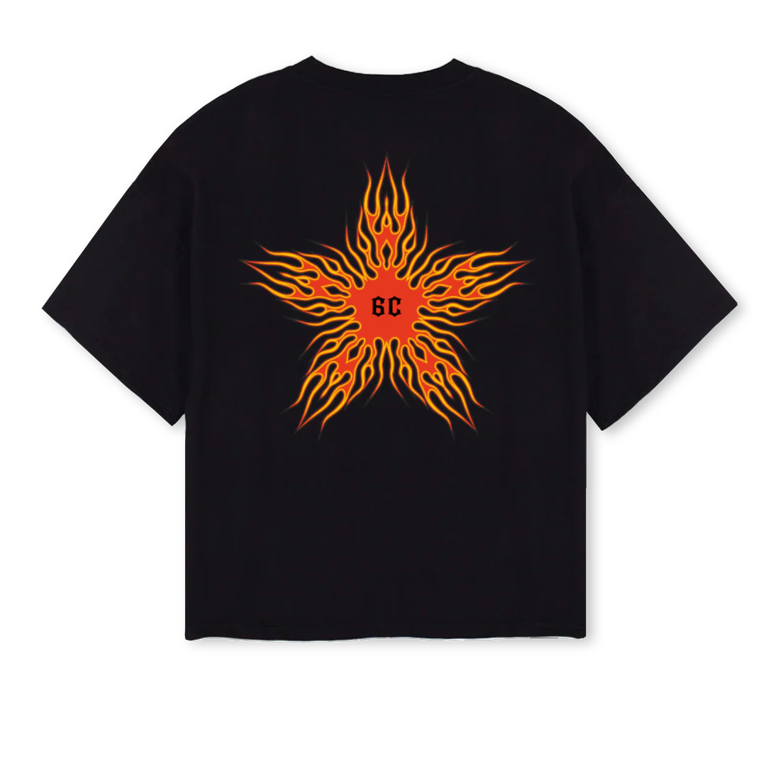 TSBF Black Oversized Boxy Tee. - Image 2