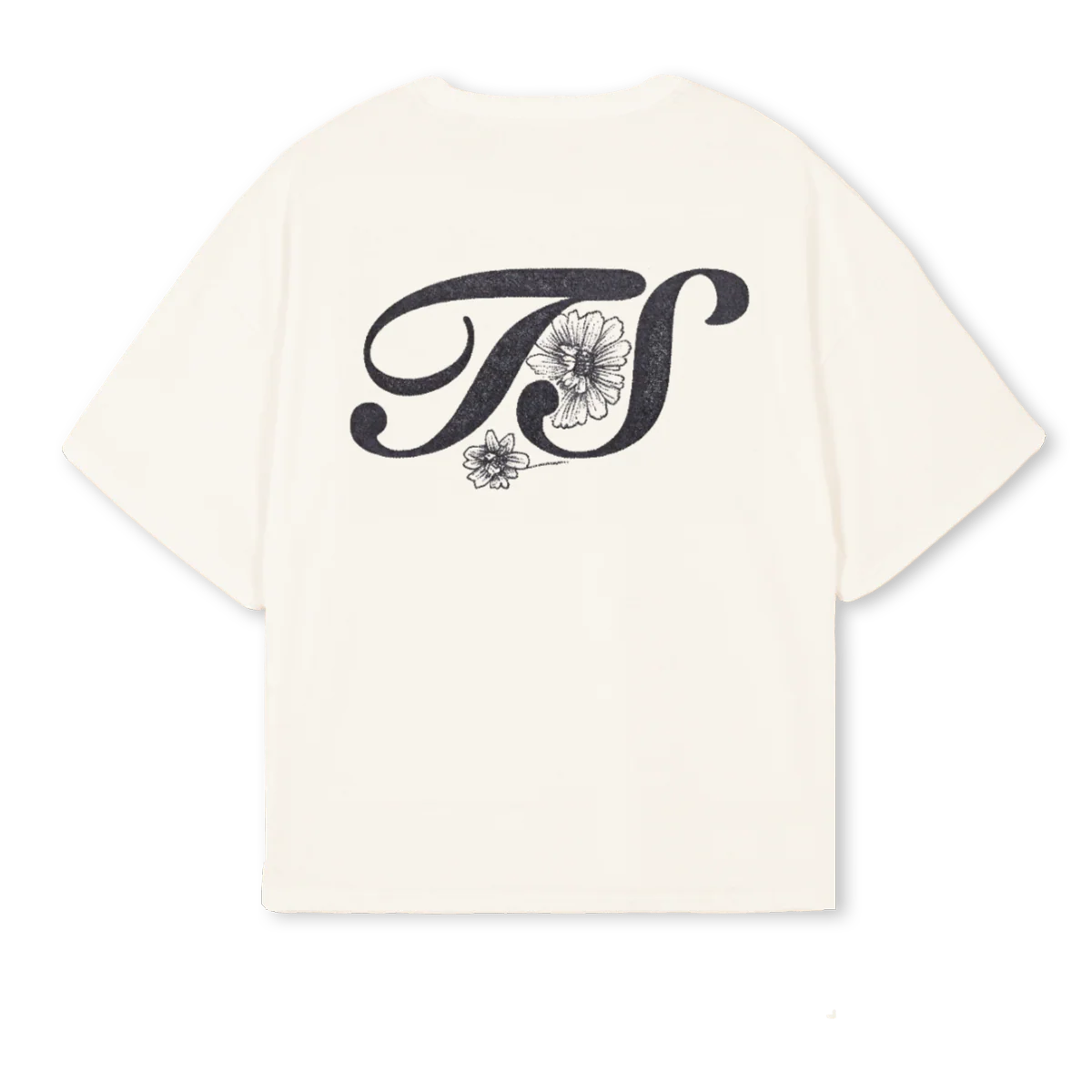 TSFLOWERTEE Vintage White Oversized Boxy Tee. - Image 2