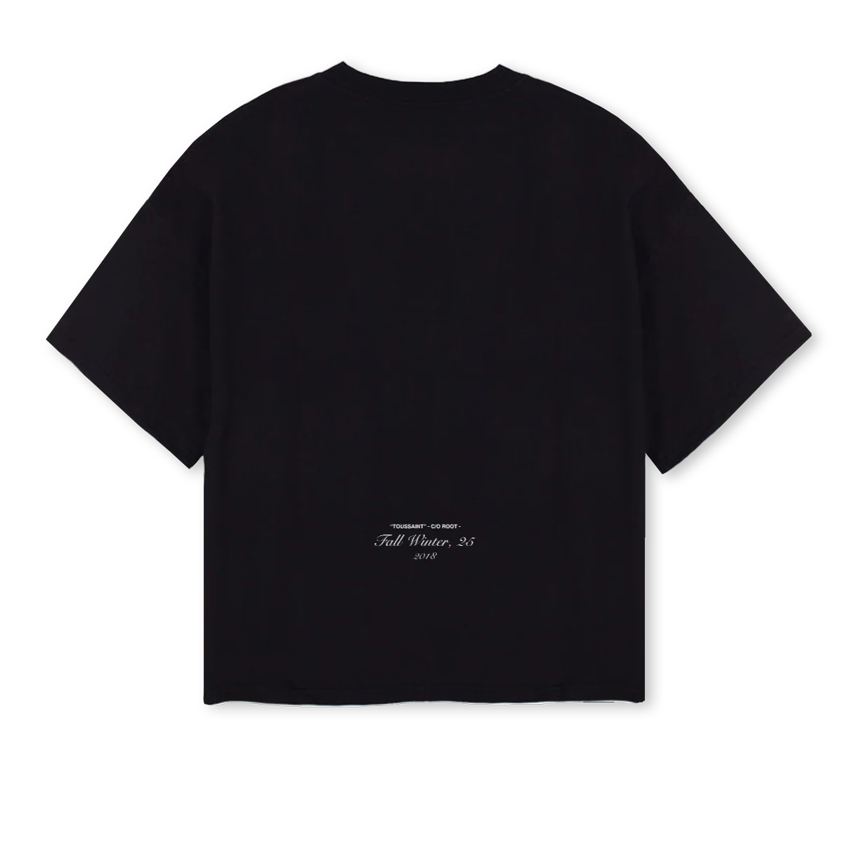 TSGLOWTEE Black Oversized Boxy Tee. - Image 2