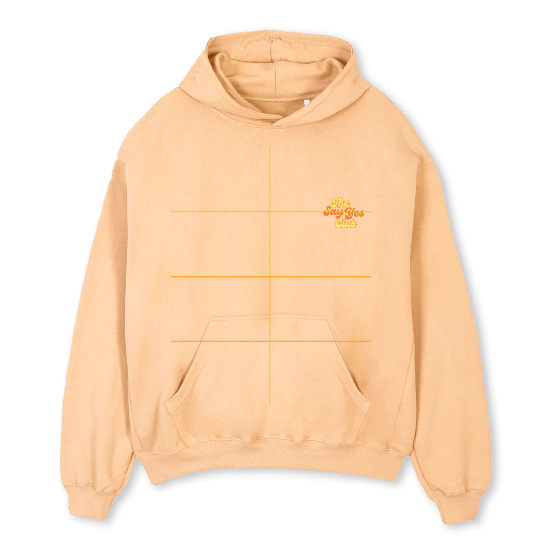 TSYC_1 Sand Oversized Hoodie.