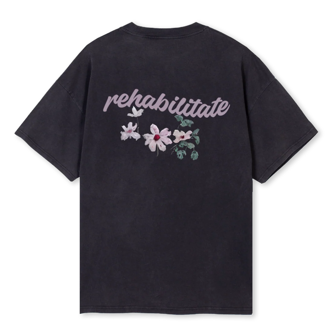 TURKEY CHARITY TE Vintage Black Oversized Tee. - Image 2