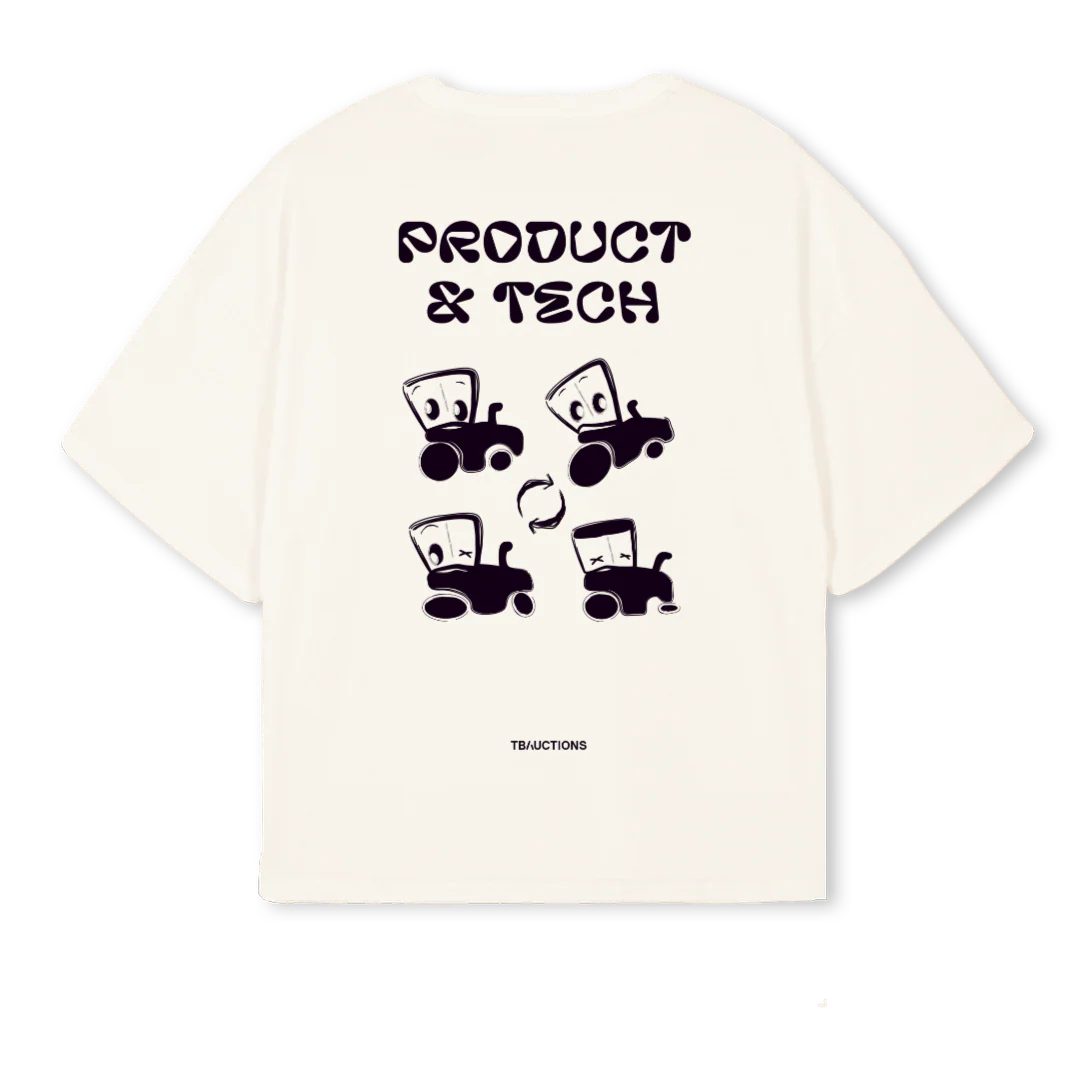 TBAUCTIONS_VW Vintage White Oversized Boxy Tee. - Image 2