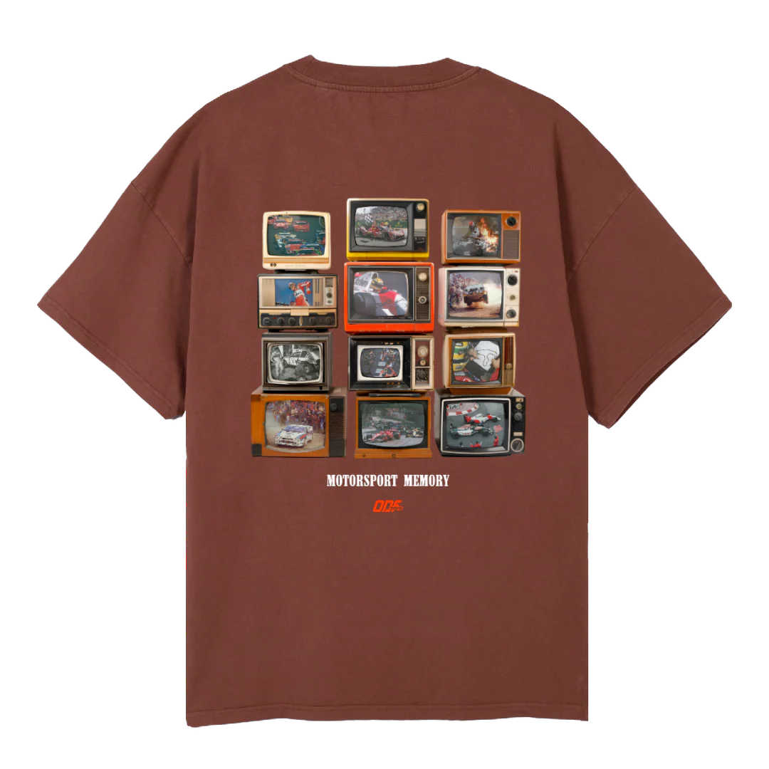 TVAUTOVBTS Vintage Brown Oversized Tee. - Image 2