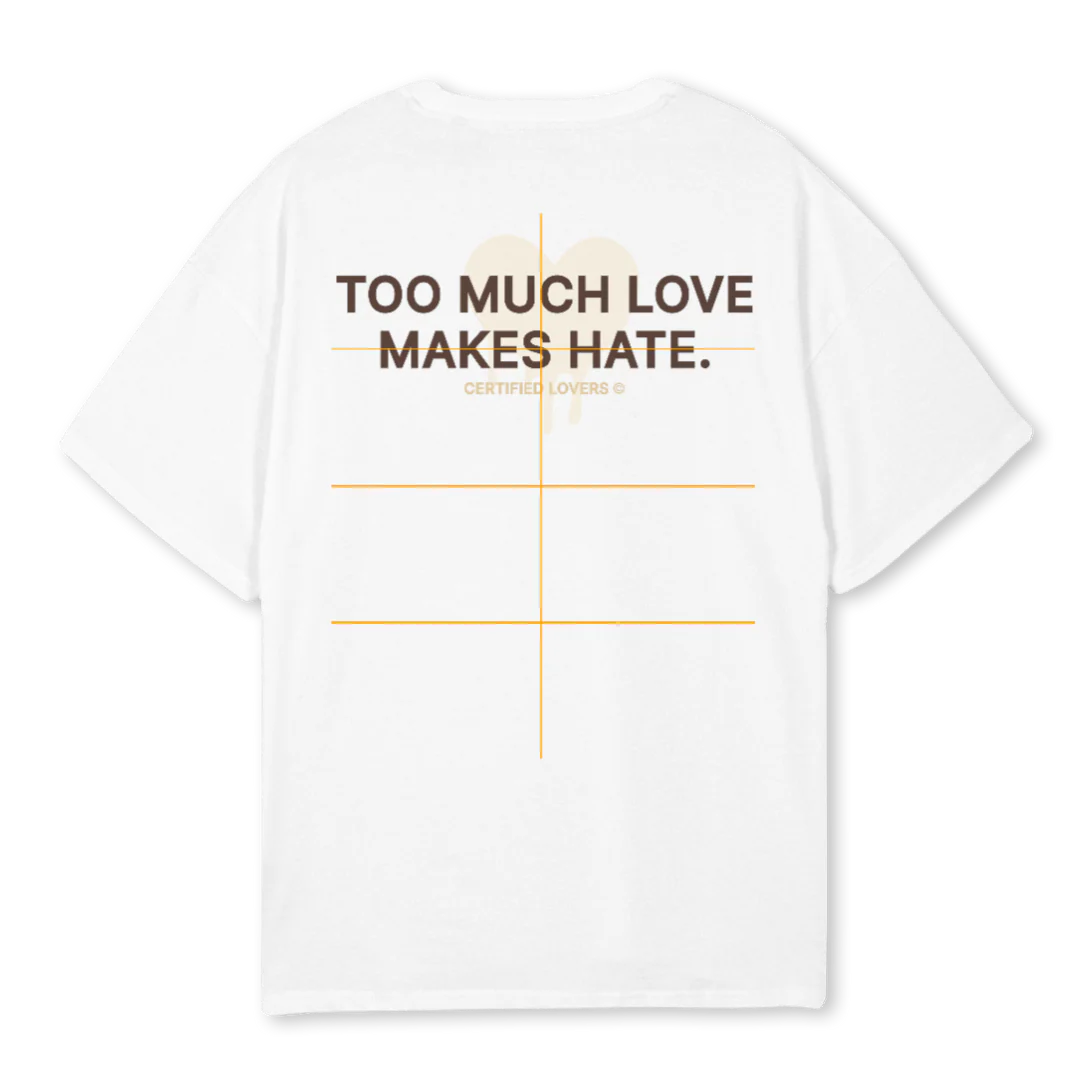 TVINTEDE White Oversized Tee. - Image 2