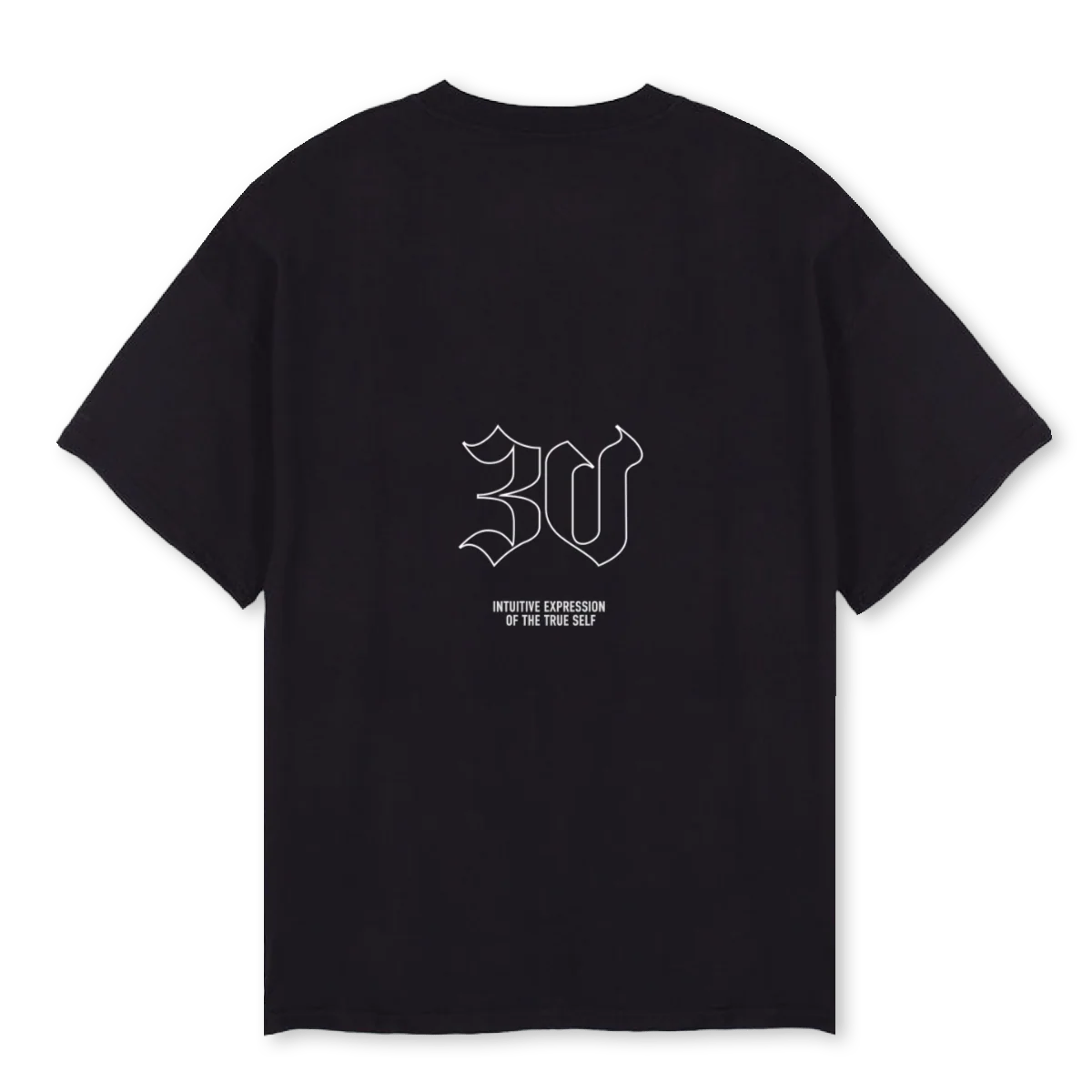 TVTSHIRTONE Black Oversized Tee. - Image 2