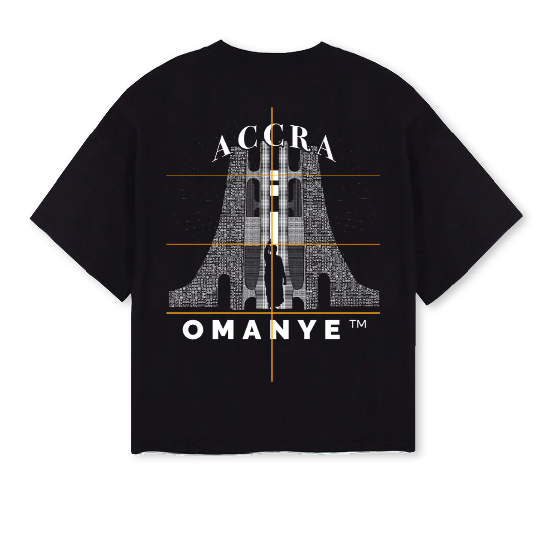 TWENTY Black Oversized Boxy Tee. - Image 2