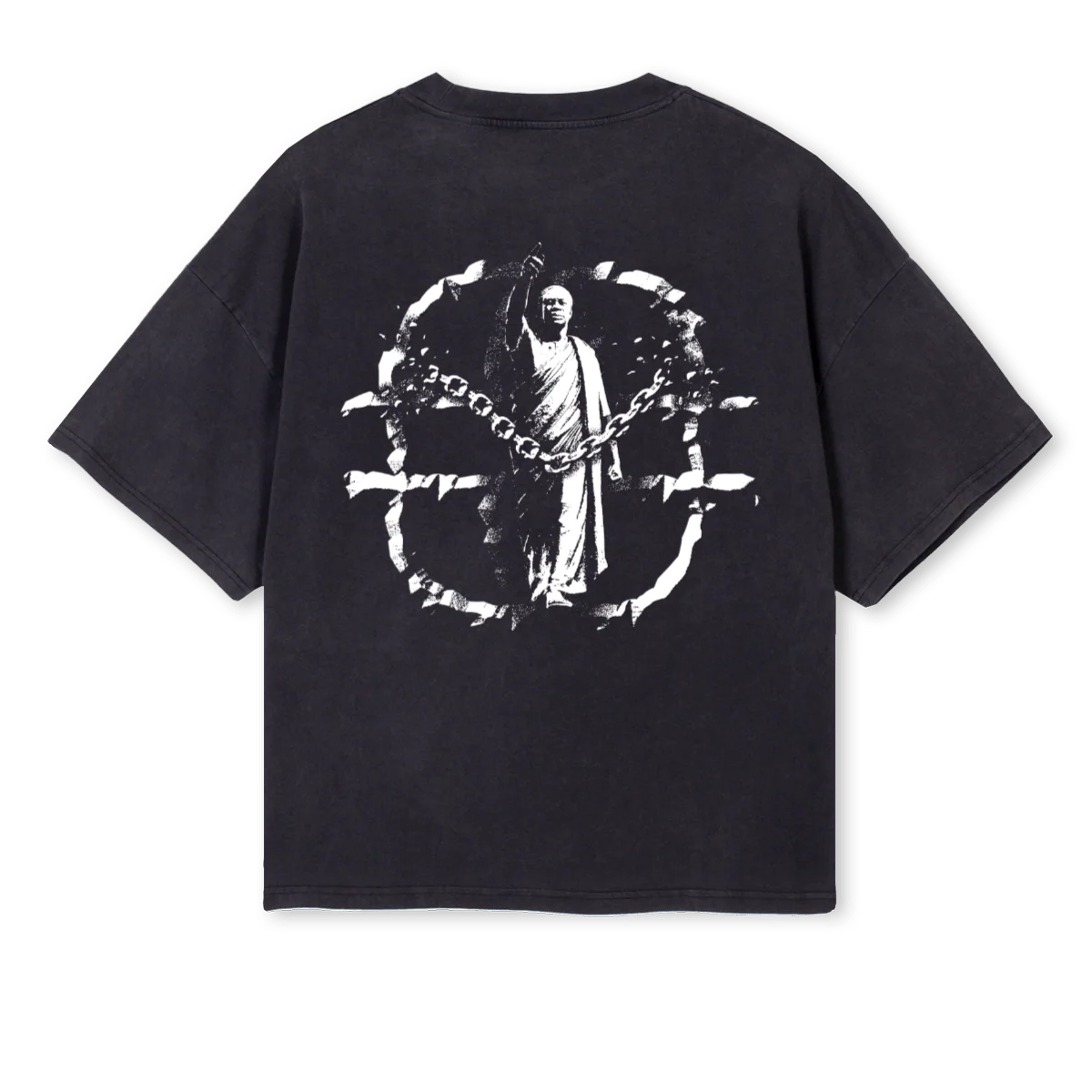 TWENTYSIXVINTAGEBL Vintage Black Oversized Boxy Tee. - Image 2
