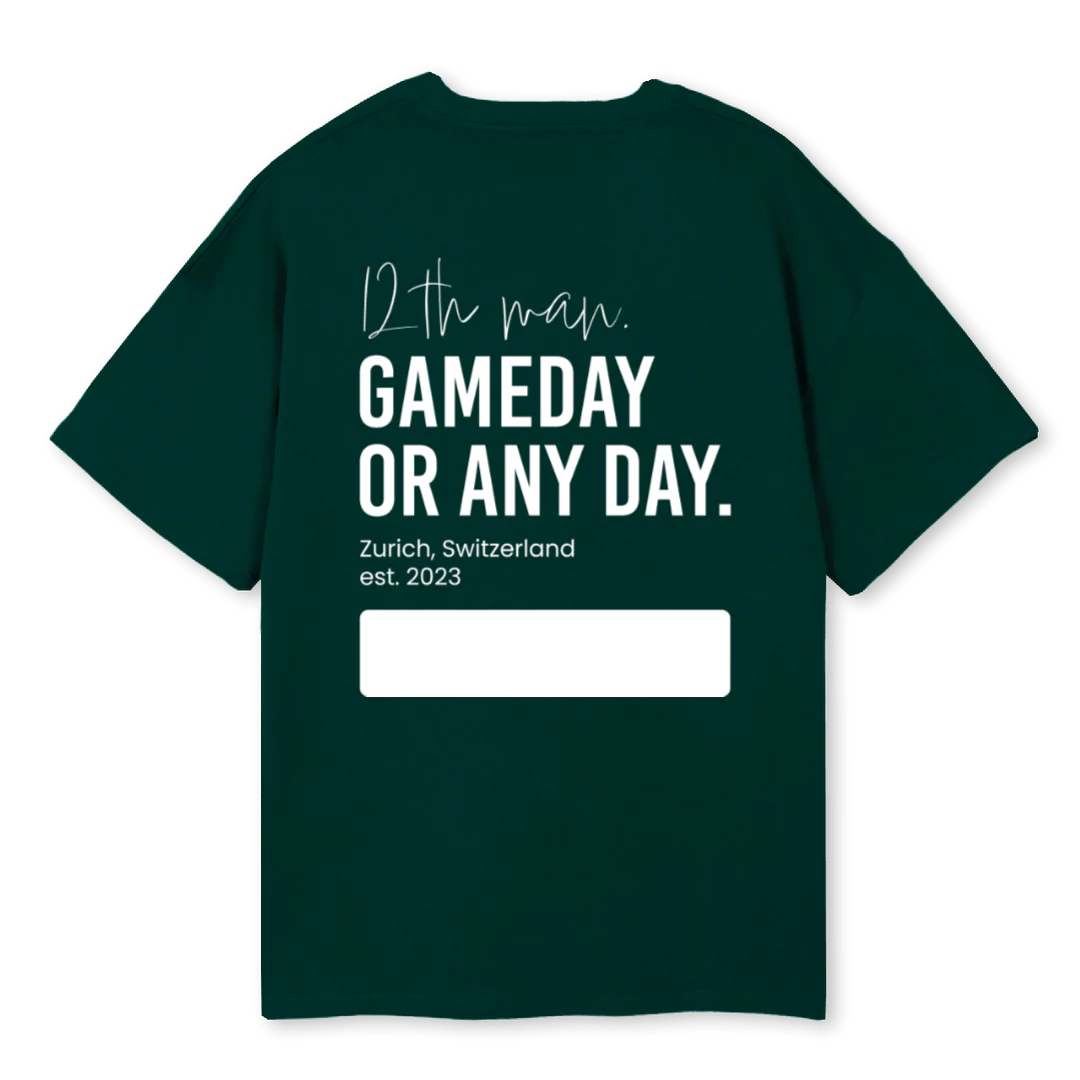 TWLV GAMEDAY GREEN Wild Green Oversized Tee. - Image 2