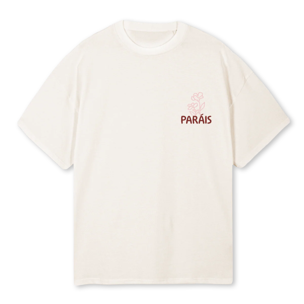 TWS Vintage White Oversized Tee.