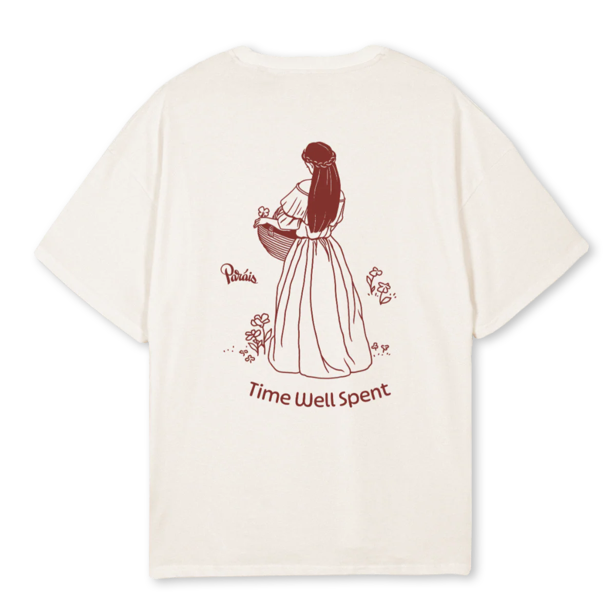 TWS Vintage White Oversized Tee. - Image 2