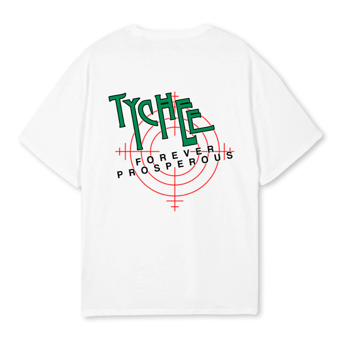 TYCHEE TARGET WHITE White Oversized Tee. - Image 2