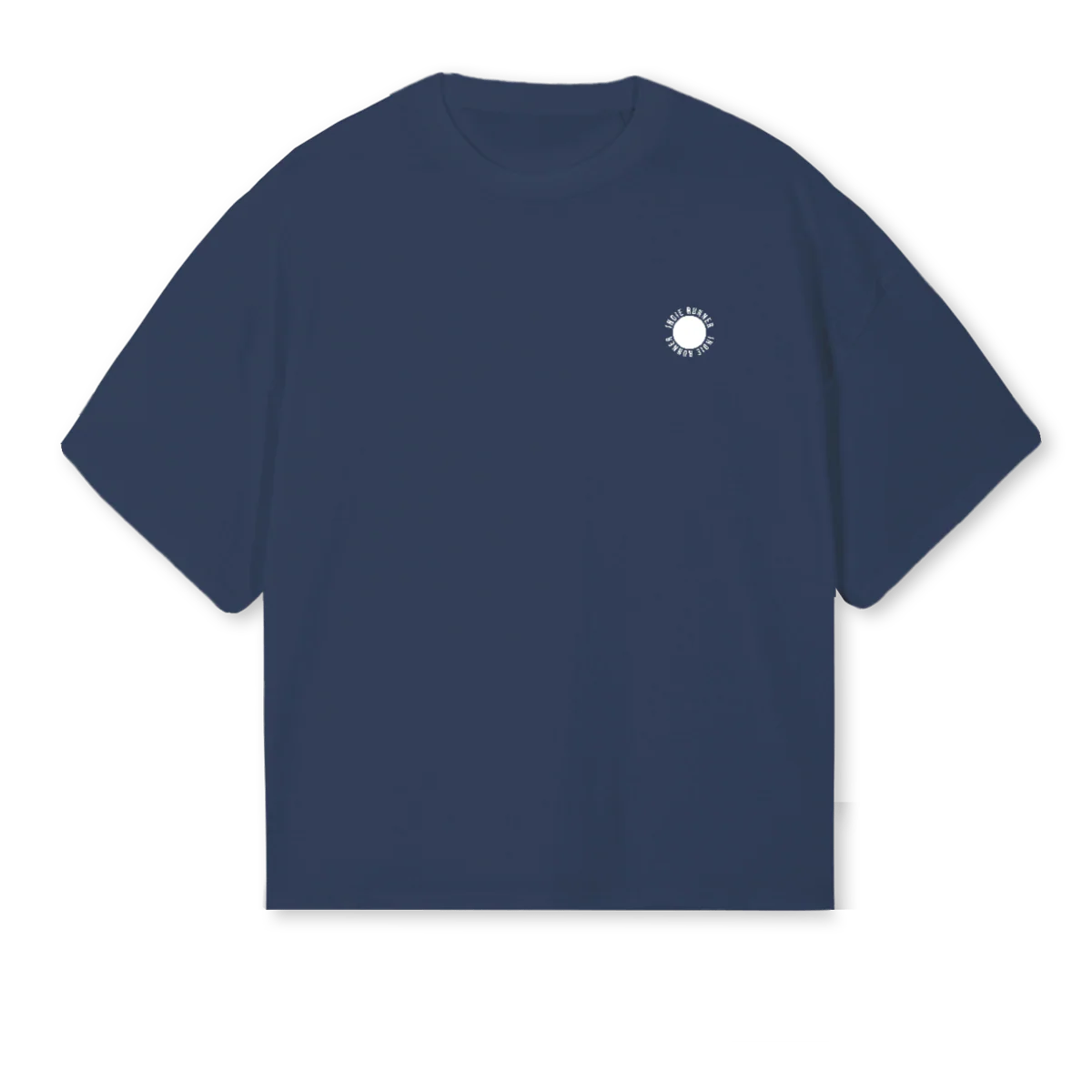 TYPE Navy Blue Oversized Boxy Tee.