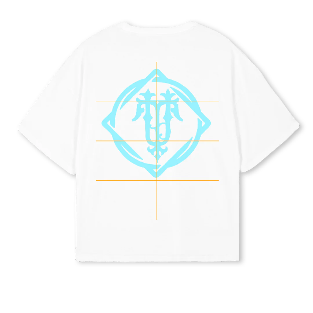 U White Oversized Boxy Tee. - Image 2