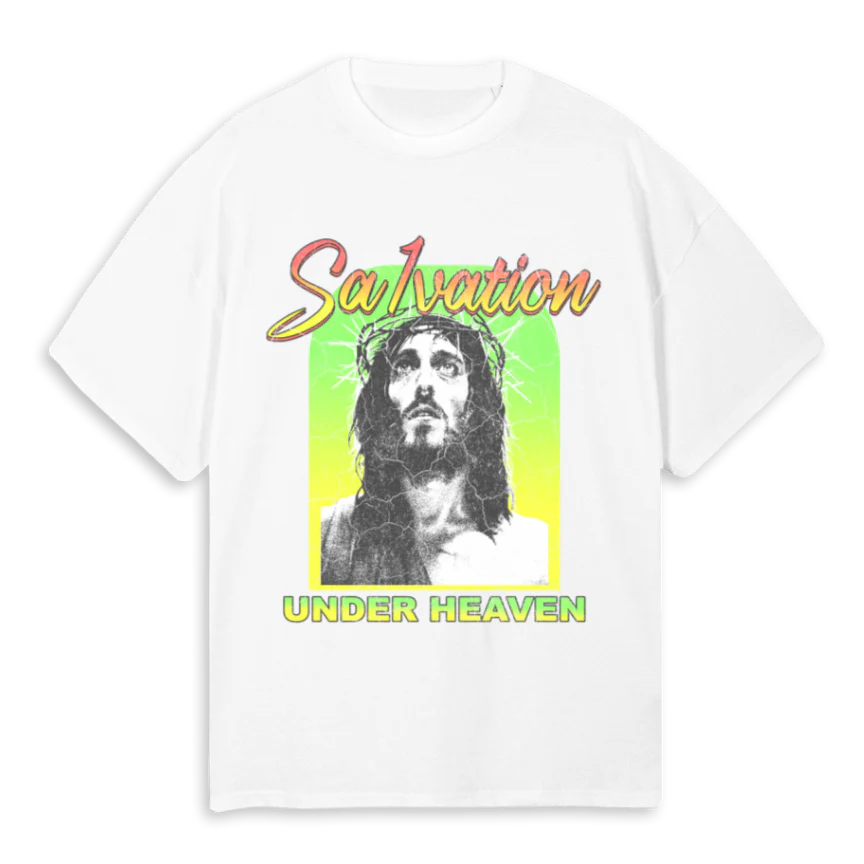 UDHV White Oversized Tee.