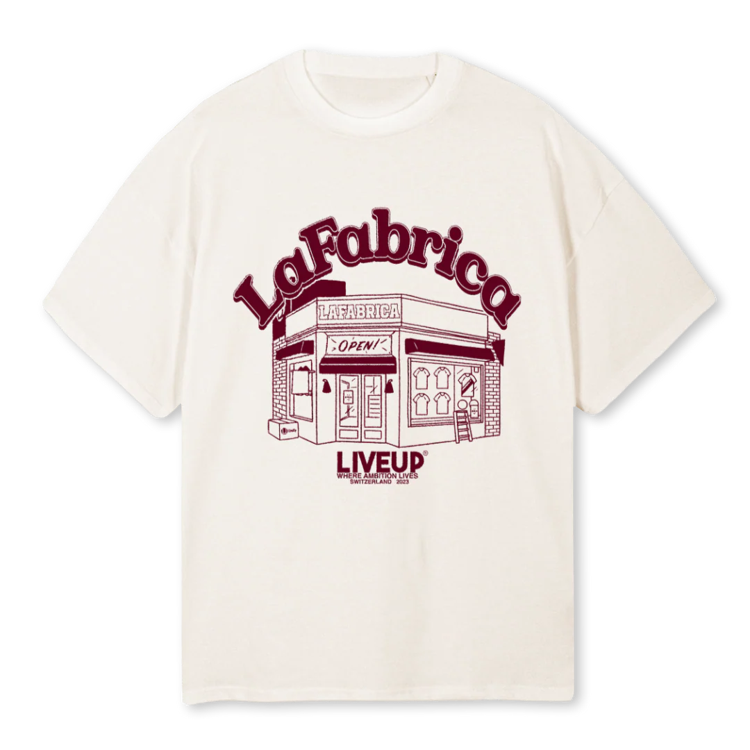 UERUF Vintage White Oversized Tee.