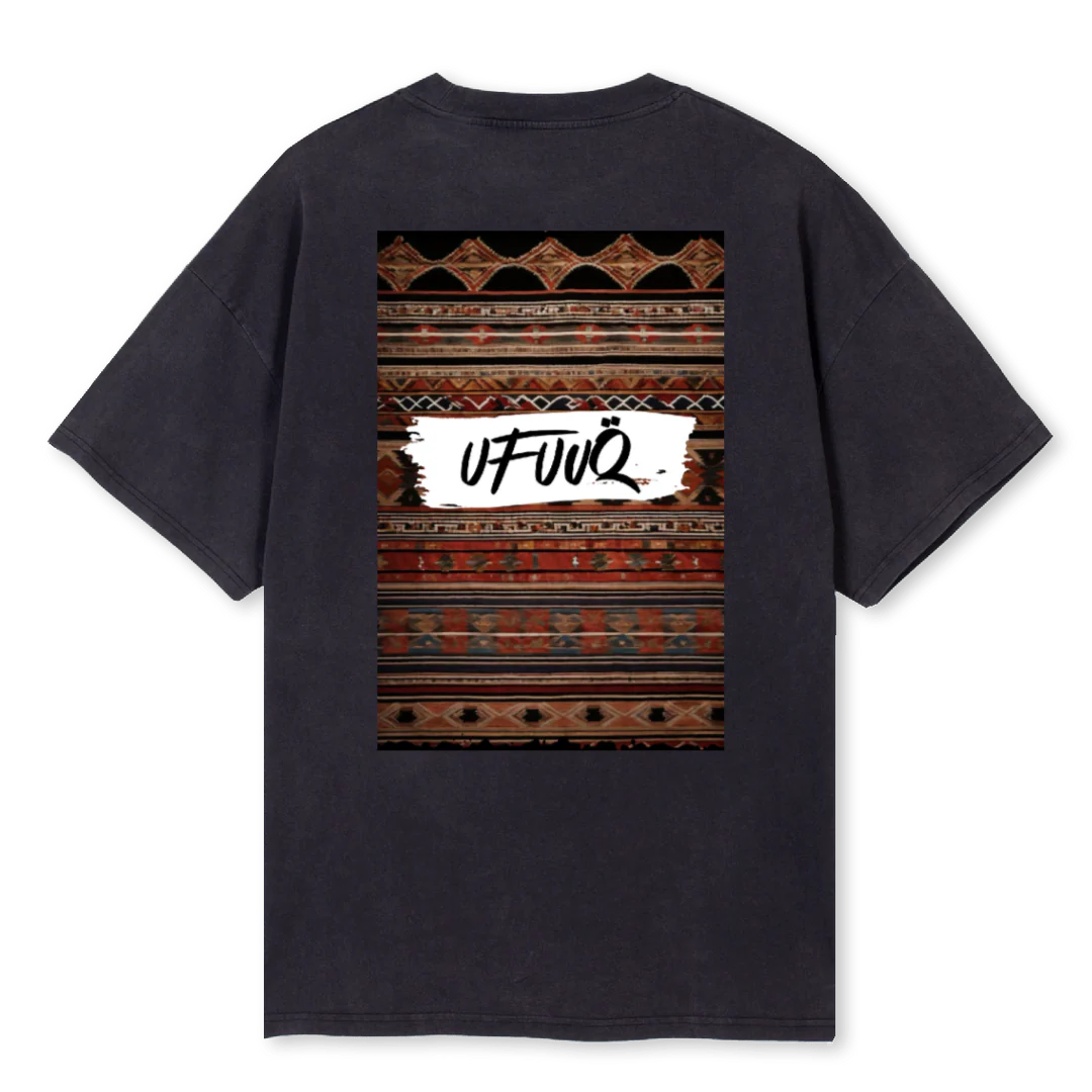 UFUUQ Vintage Black Oversized Tee. - Image 2