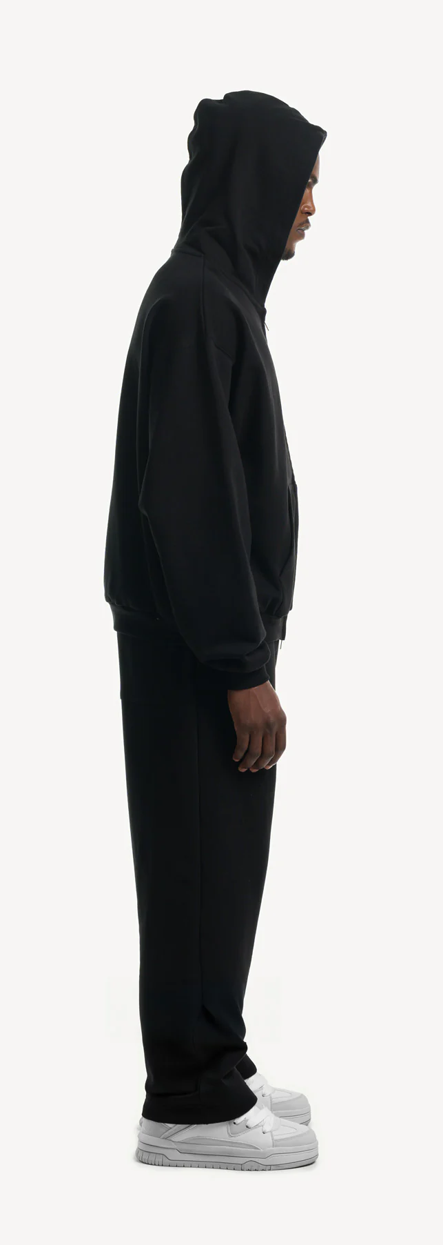 Ultra Heavy Black Straight-Leg Relaxed Sweatpants. - Image 4
