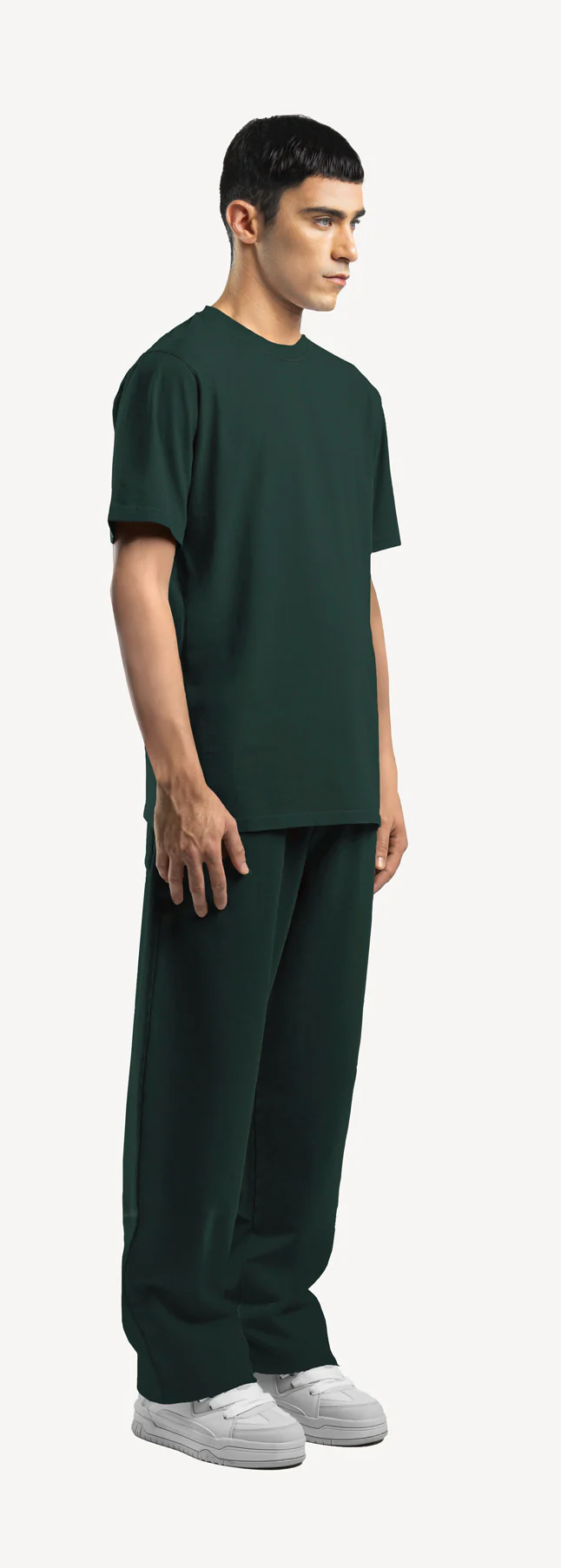 Ultra Heavy Wild Green Straight-Leg Relaxed Sweatpants. - Image 3