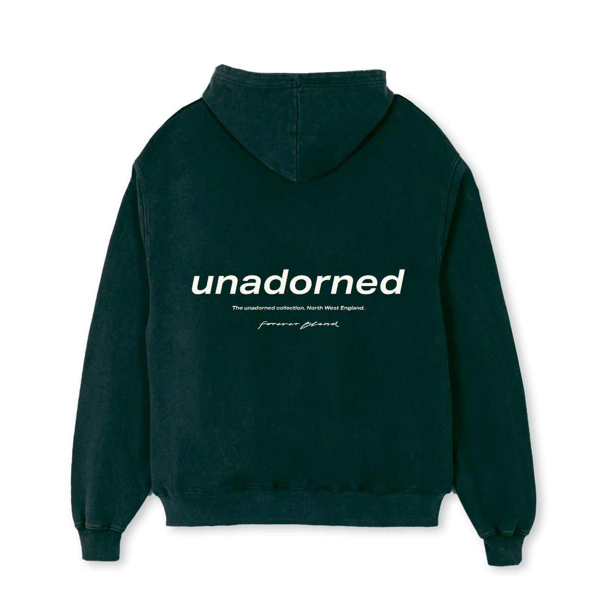 UNADORNED HOODIE Wild Green Oversized Hoodie. - Image 2