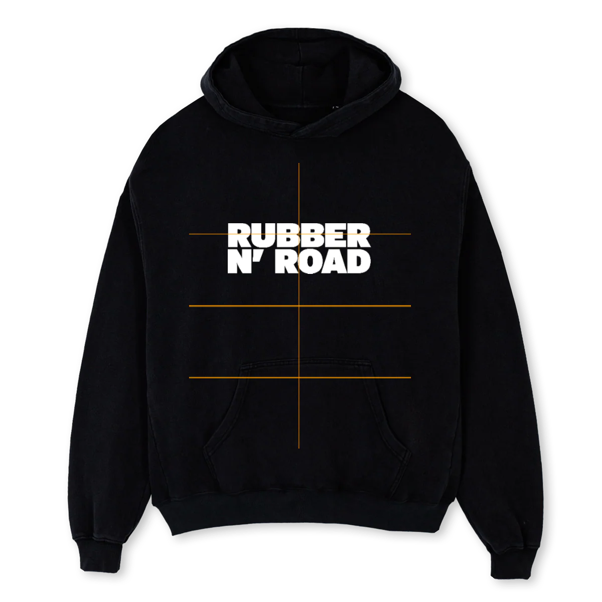 UNIFORMHOODIE Black Oversized Hoodie.