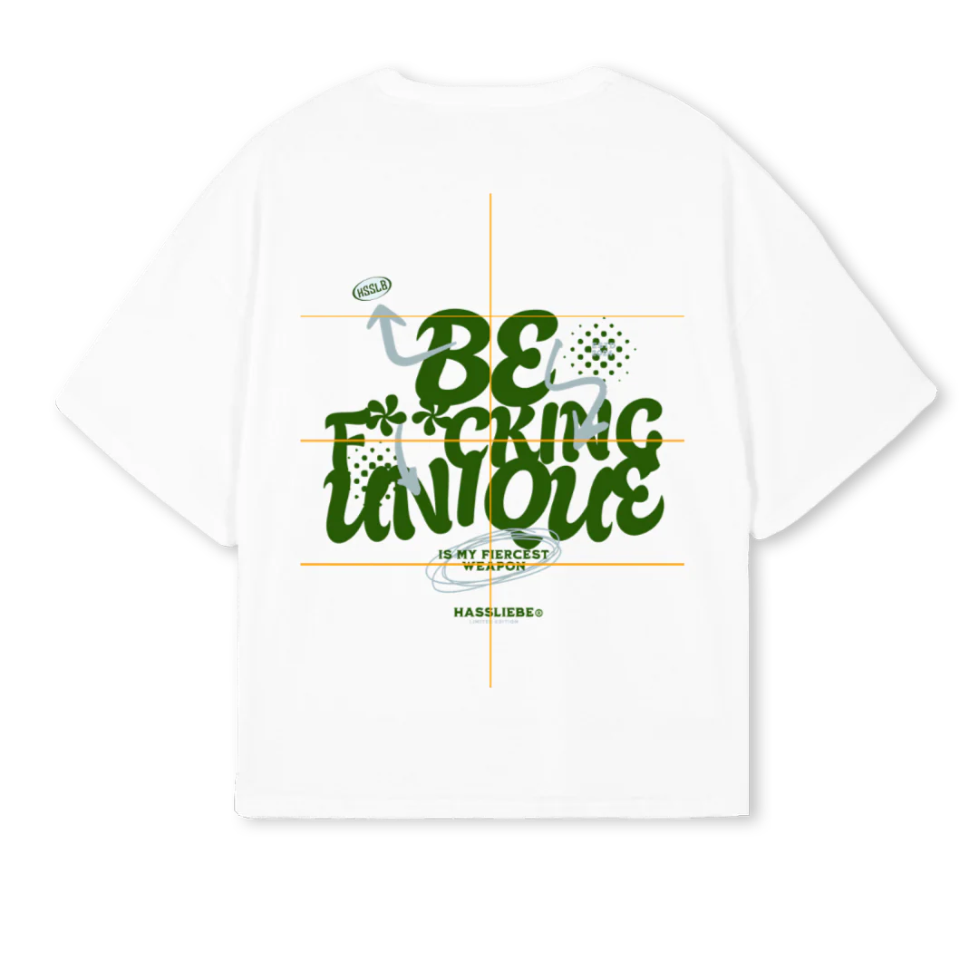 UNIQUE White Oversized Boxy Tee. - Image 2