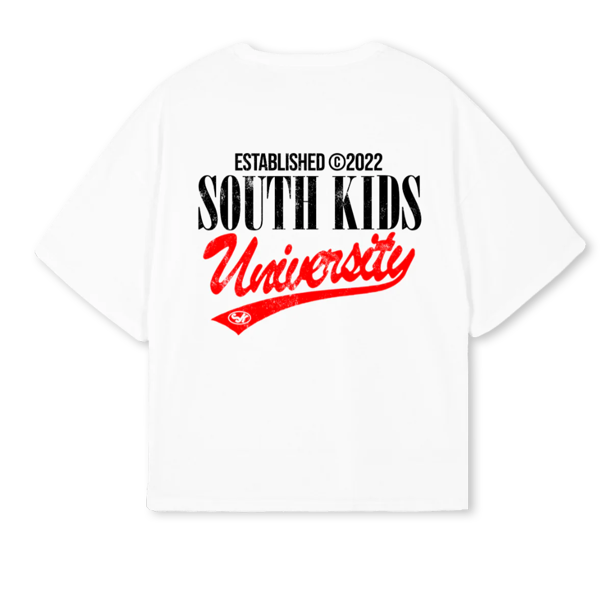 UNIVERSITYTEEWHITE White Oversized Boxy Tee. - Image 2