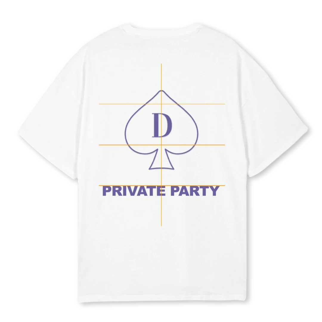 UP X PIK DAME White Oversized Tee. - Image 2