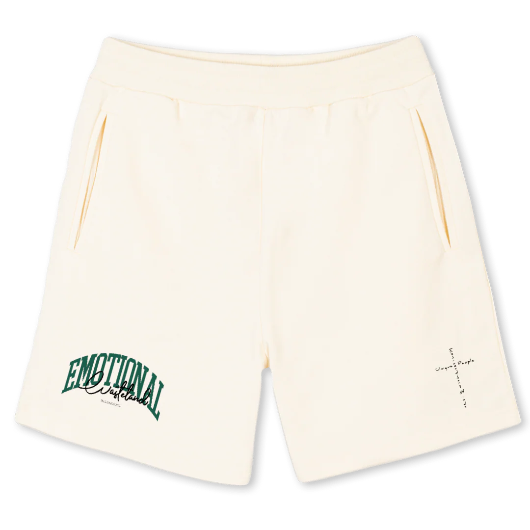 UPEM Cream Sweatshorts.