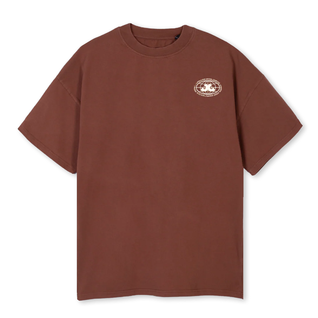 UWFAFINAL Vintage Brown Oversized Tee.