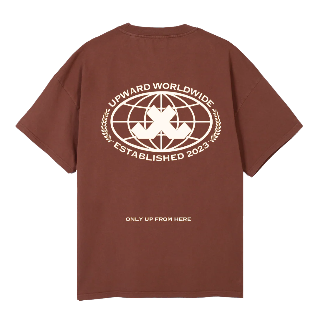 UWFAFINAL Vintage Brown Oversized Tee. - Image 2