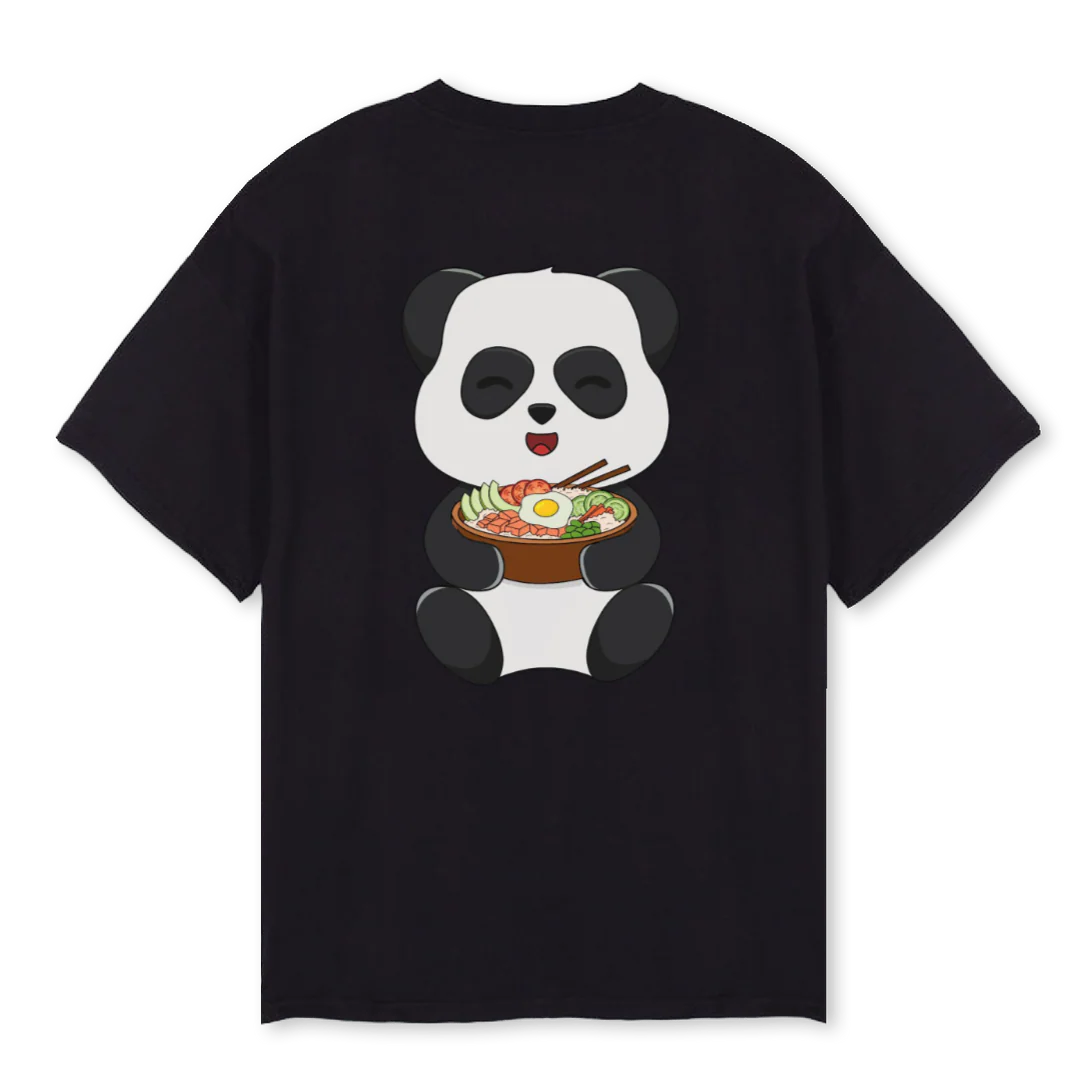 VANGAA MAWDINA Black Oversized Tee. - Image 2