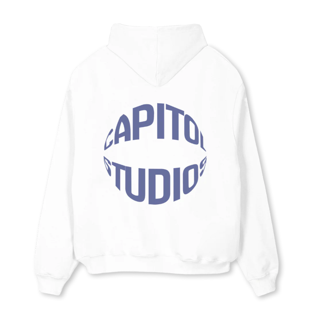 VAQUERO BLANC White Oversized Hoodie. - Image 2