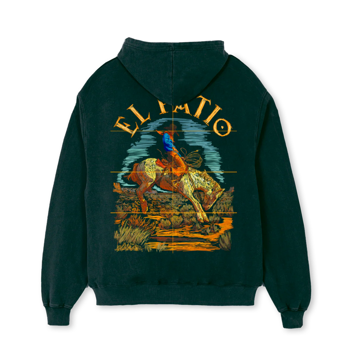 VAQUEROHOODIE Wild Green Oversized Hoodie. - Image 2