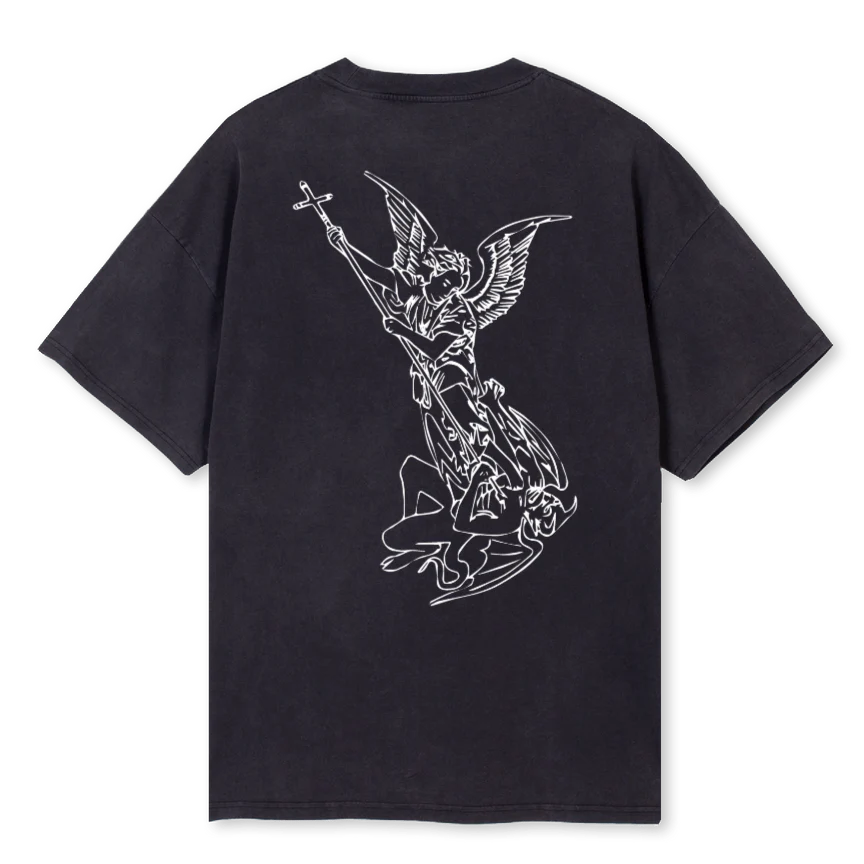 VB BIG Vintage Black Oversized Tee. - Image 2