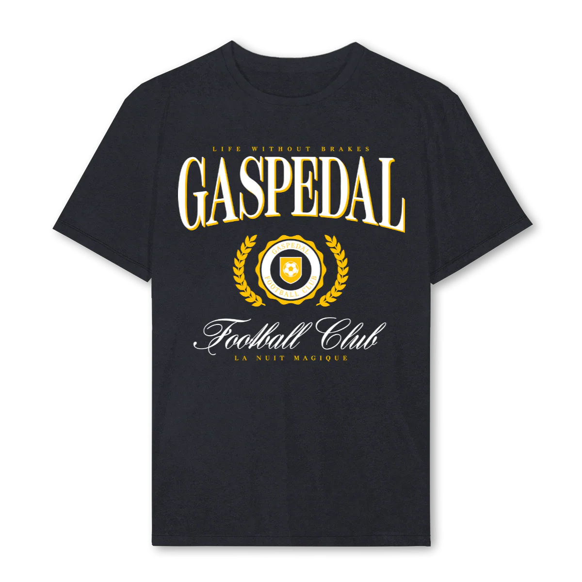 VBFOOTBALLCLUB Vintage Black Regular Tee.