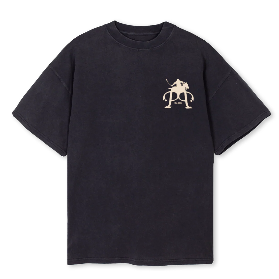 VBLACKH Vintage Black Oversized Tee.