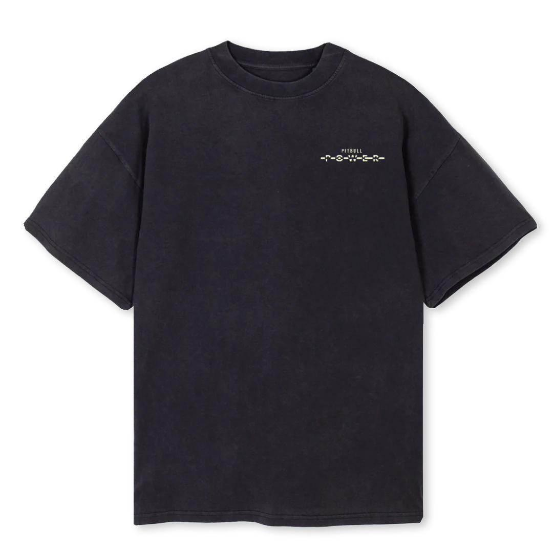 VBLACKTEE Vintage Black Oversized Tee.