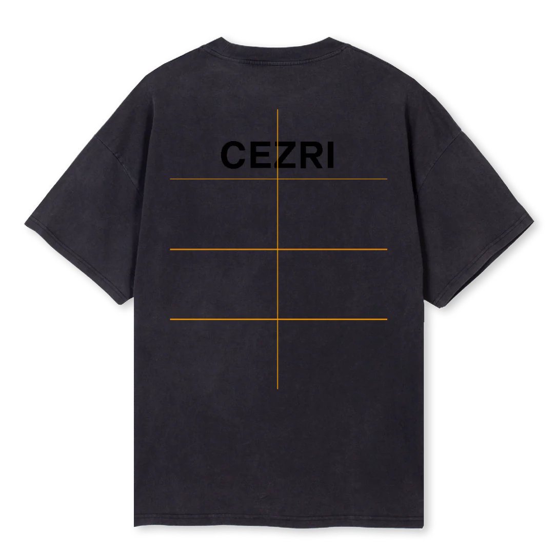 VBLBLTSH Vintage Black Oversized Tee. - Image 2