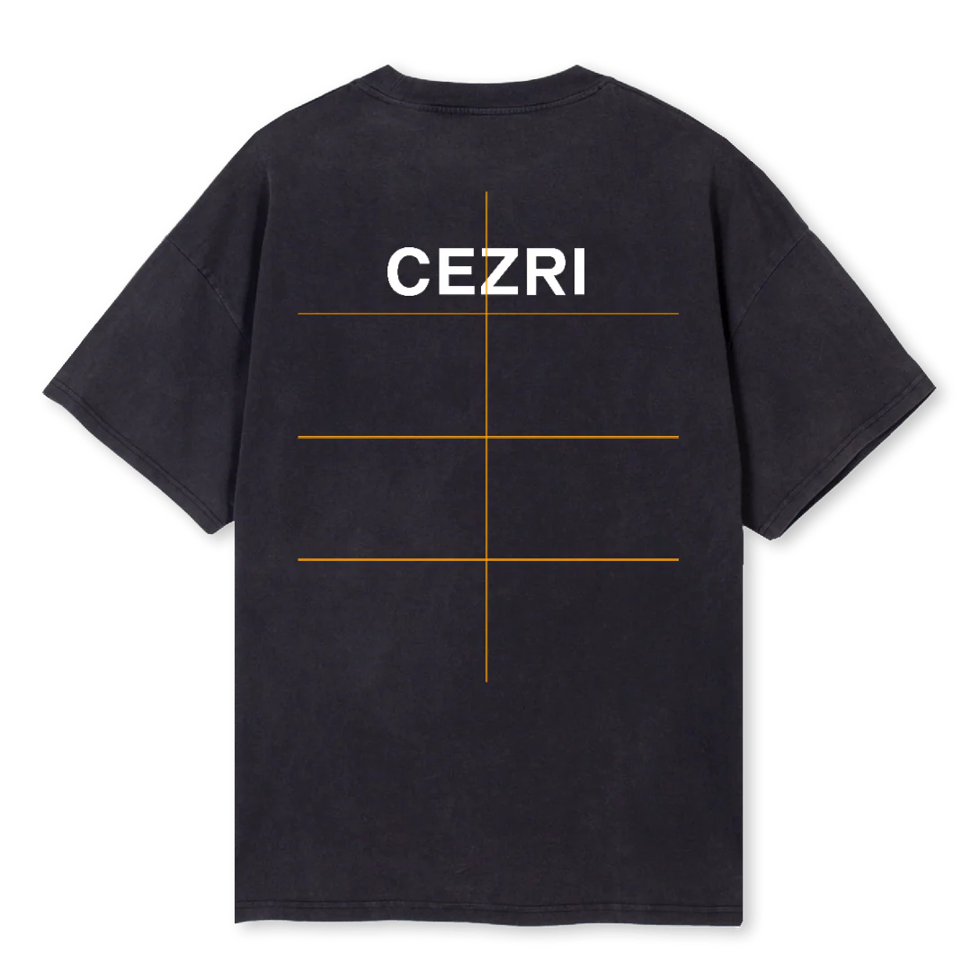 VBLBLTSHTNAL Vintage Black Oversized Tee. - Image 2