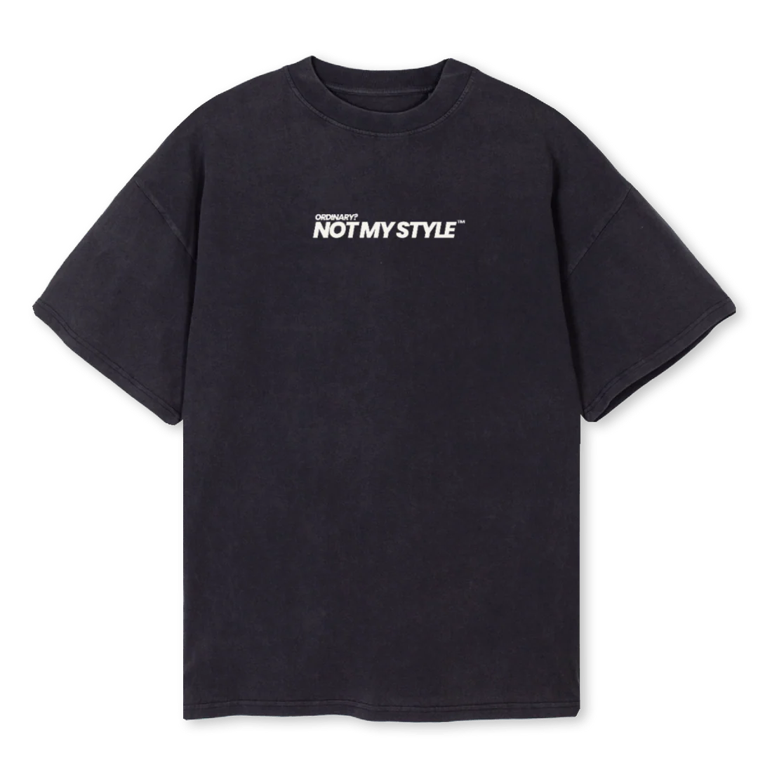 VBOVNIB Vintage Black Oversized Tee.