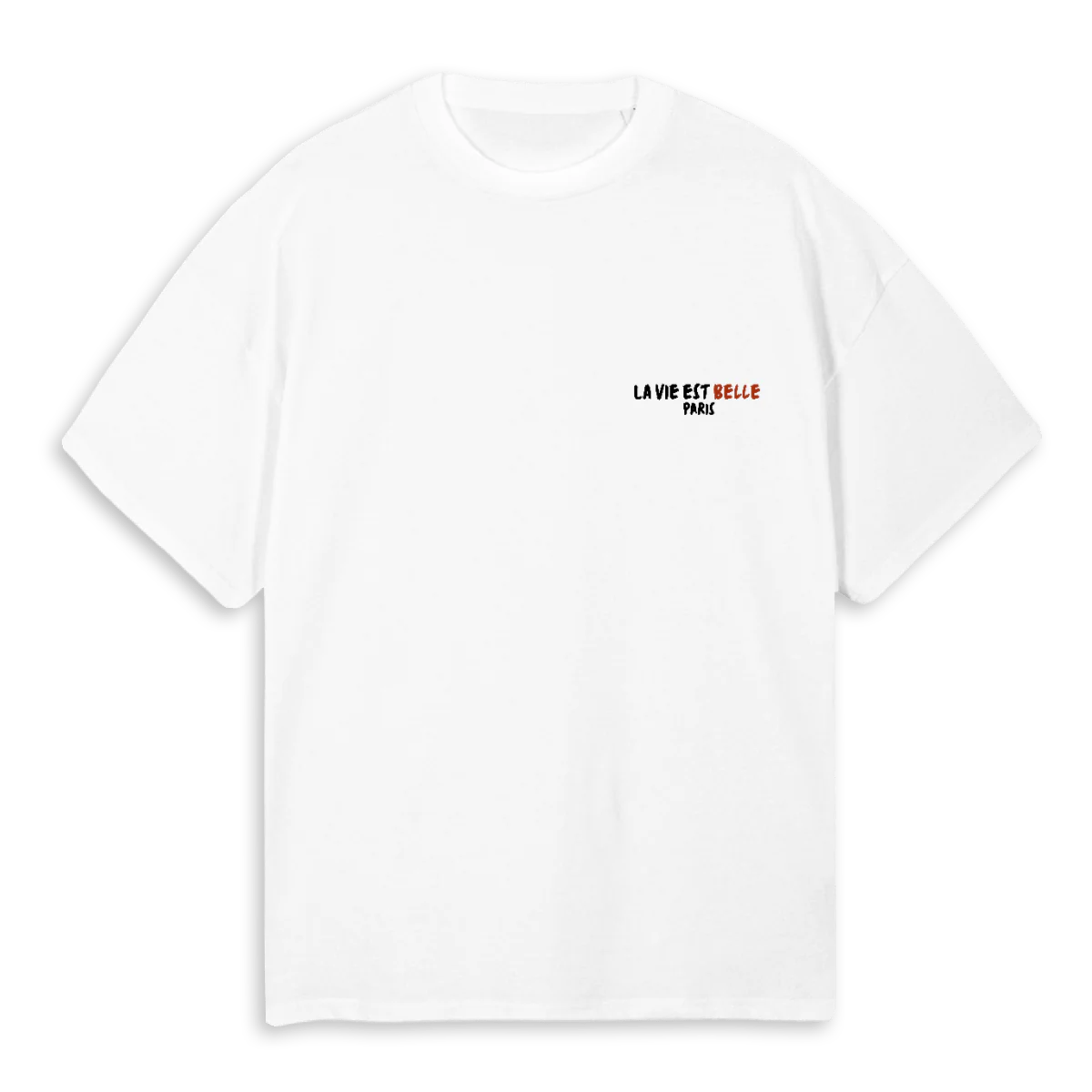 VDEUXBLANC White Oversized Tee.