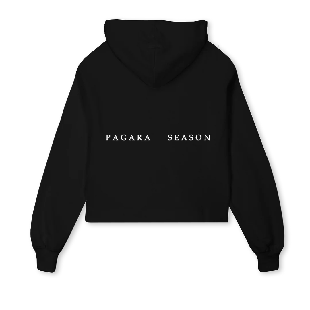 VELUFIGHT Black Cropped Hoodie. - Image 2