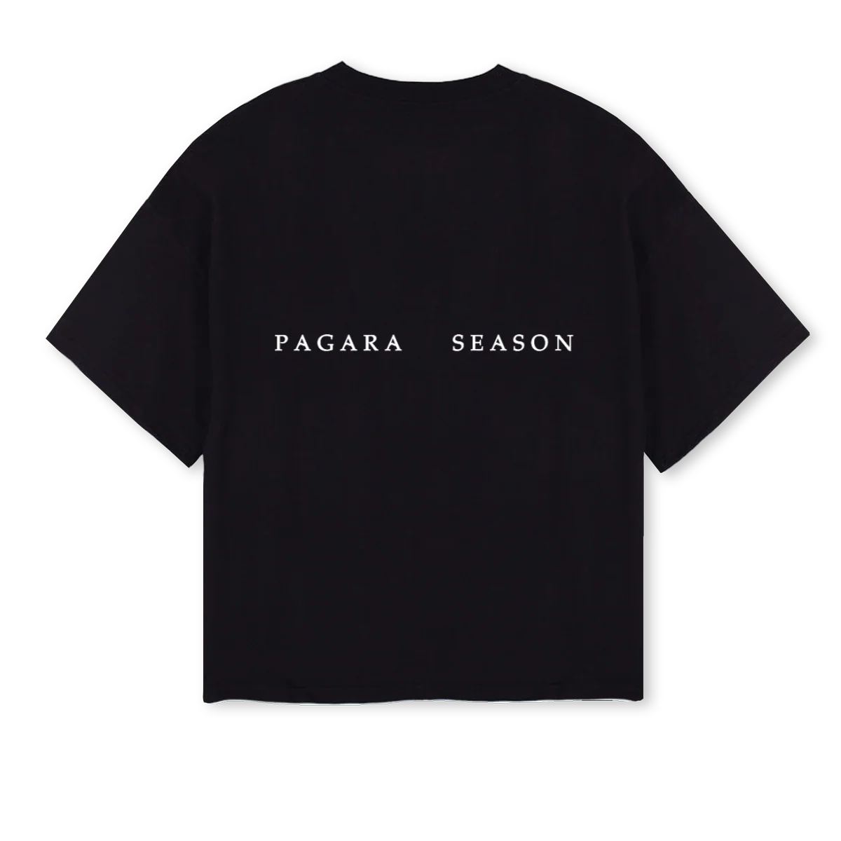 VELUNACHIYAR Black Oversized Boxy Tee. - Image 2