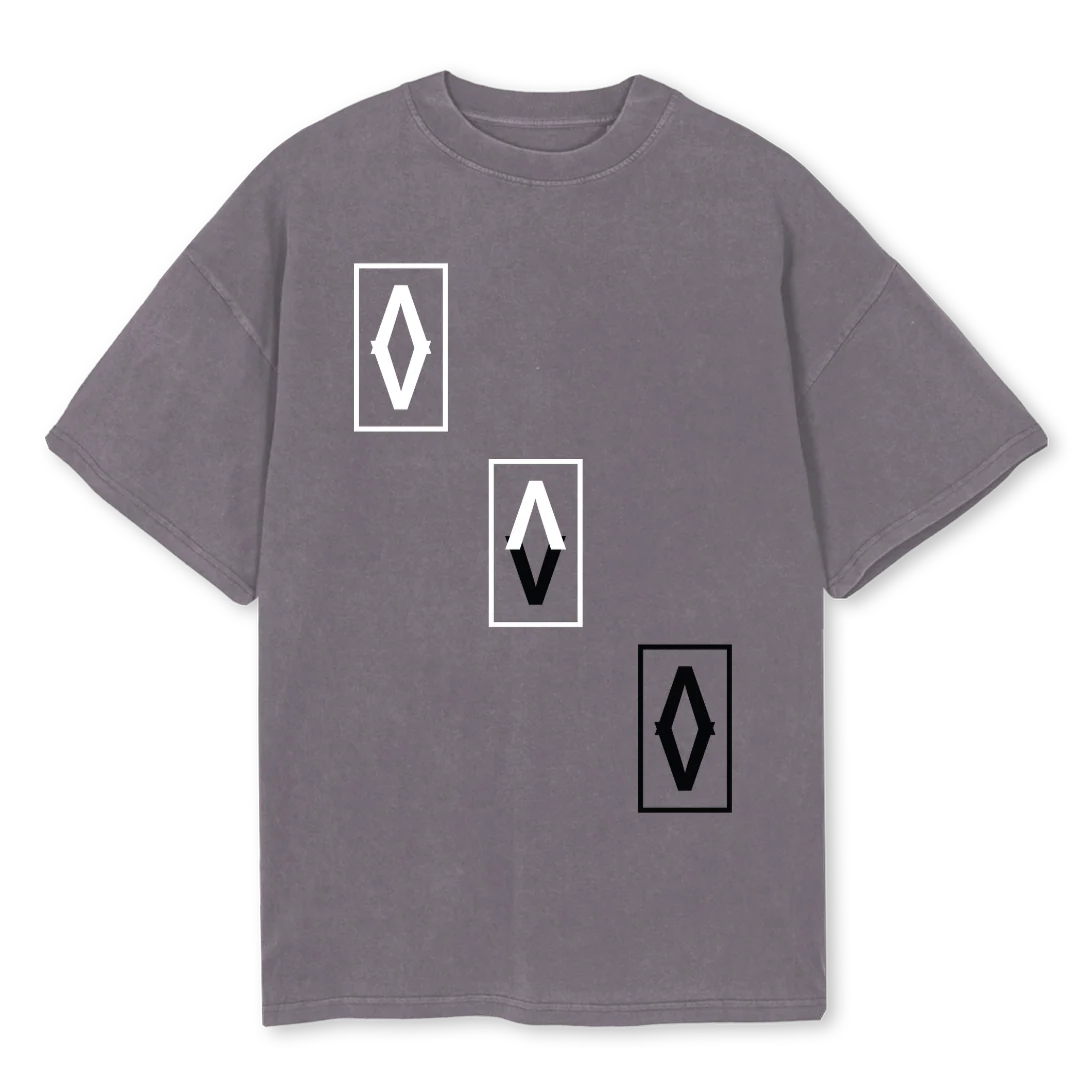 VENCITEETWO Pigment Grey Oversized Tee.