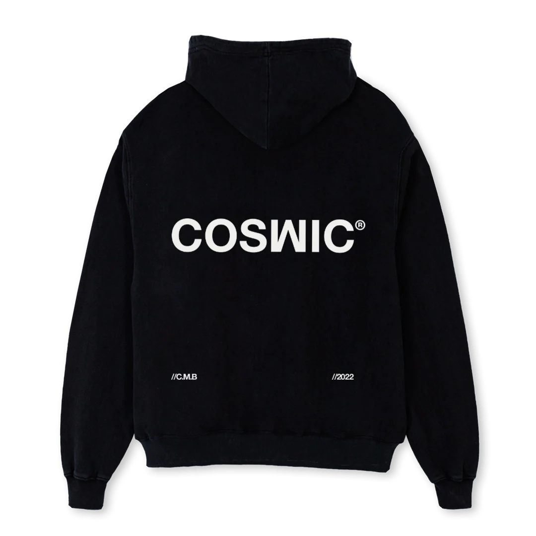 VERSIONFORFILIP Black Oversized Hoodie. - Image 2