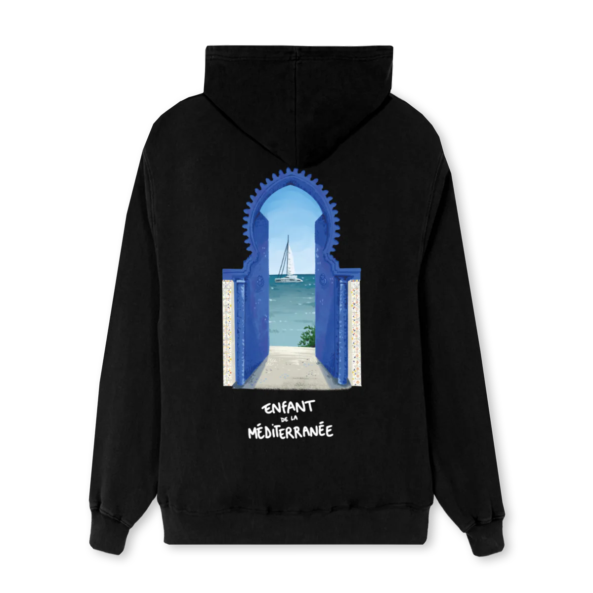 VESTEZIPTREIZECLUB Black Regular Zipped Hoodie. - Image 2